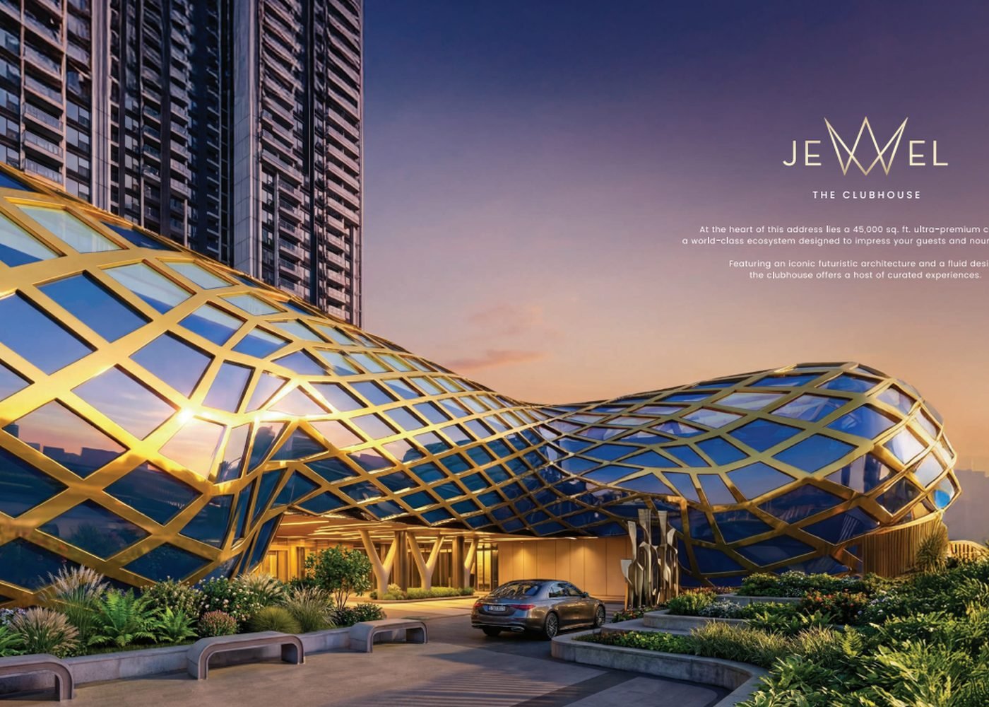 Integrated ~10,500 sq. ft. high-street retail boulevard at The Address by GS Wadala